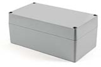 1590Z155GY (1590Z Series Enclosures - Hammond) - Grey - 221mm x 120mm x 61mm - Aluminium (Die-Cast Alloy) - IP68