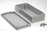 1590Z166GY (1590Z Series Enclosures - Hammond) - Grey - 360mm x 160mm x 70mm - Aluminium (Die-Cast Alloy) - IP68