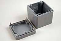 1590ZGRP084 (1590ZGRP Series Enclosures - Hammond) - Grey - 81mm x 75mm x 75mm - Fiberglass Polyester - IP65