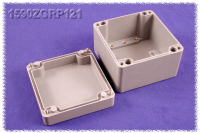 1590ZGRP121 (1590ZGRP Series Enclosures - Hammond) - Grey - 120mm x 121mm x 91mm - Fiberglass Polyester - IP65