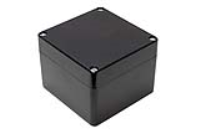 1590ZGRP121BK (1590ZGRPBK Series Enclosures - Hammond) - Black - 120mm x 121mm x 91mm - Fiberglass Polyester - IP66