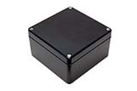 1590ZGRP161BK (1590ZGRPBK Series Enclosures - Hammond) - Black - 160mm x 160mm x 90mm - Fiberglass Polyester - IP66