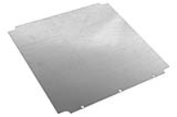 1590ZGRP253PL (1590ZGRP Series Inner Plate - Hammond) - Galvanized - 388mm x 383mm x 2mm - Steel