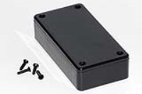 1591ASBK (1591 Series Enclosures - Hammond) - Black - 99mm x 51mm x 20mm - ABS Plastic - IP54