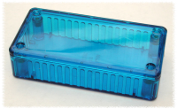 1591ATBU (1591T Series Enclosures - Hammond) - Ice Blue - 99mm x 51mm x 20mm - Polycarbonate - IP54