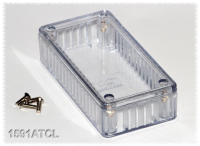 1591ATCL (1591T Series Enclosures - Hammond) - Clear - 99mm x 51mm x 20mm - Polycarbonate - IP54