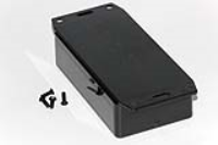 1591BF2BK (1591 Series Enclosures - Hammond) - Black - 112mm x 61mm x 28mm - ABS Plastic - IP54