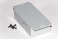 1591BF2GY (1591 Series Enclosures - Hammond) - Grey - 112mm x 61mm x 28mm - ABS Plastic - IP54