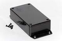 1591BF2SBK (1591 Series Enclosures - Hammond) - Black - 112mm x 61mm x 28mm - ABS Plastic - IP54