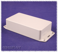 1591BFLGY (1591 Series Enclosures - Hammond) - Grey - 112mm x 61mm x 28mm - ABS Plastic - IP54