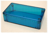 1591BTBU (1591T Series Enclosures - Hammond) - Ice Blue - 112mm x 61mm x 28mm - Polycarbonate - IP54