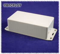 1591CFLGY (1591 Series Enclosures - Hammond) - Grey - 119mm x 66mm x 36mm - ABS Plastic - IP54