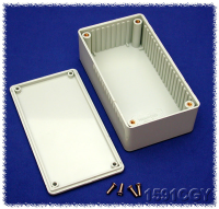 1591CGY (1591 Series Enclosures - Hammond) - Grey - 119mm x 66mm x 36mm - ABS Plastic - IP54