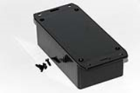 1591CSFLBK (1591 Series Enclosures - Hammond) - Black - 119mm x 66mm x 36mm - ABS Plastic - IP54