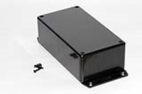 1591DF2SBK (1591 Series Enclosures - Hammond) - Black - 150mm x 81mm x 46mm - ABS Plastic - IP54