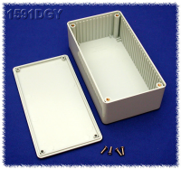 1591DGY (1591 Series Enclosures - Hammond) - Grey - 150mm x 81mm x 46mm - ABS Plastic - IP54