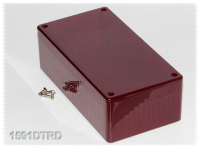 1591DTRD (1591T Series Enclosures - Hammond) - IR Red - 150mm x 81mm x 46mm - Polycarbonate - IP54