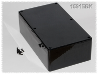 1591EBK (1591 Series Enclosures - Hammond) - Black - 190mm x 110mm x 57mm - ABS Plastic - IP54