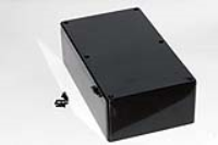 1591ESBK (1591 Series Enclosures - Hammond) - Black - 190mm x 110mm x 57mm - ABS Plastic - IP54