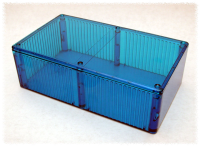 1591ETBU (1591T Series Enclosures - Hammond) - Ice Blue - 191mm x 109mm x 56mm - Polycarbonate - IP54