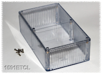 1591ETCL (1591T Series Enclosures - Hammond) - Clear - 191mm x 109mm x 56mm - Polycarbonate - IP54