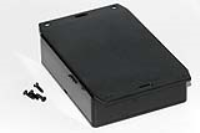 1591GF2SBK (1591 Series Enclosures - Hammond) - Black - 122mm x 94mm x 30mm - ABS Plastic - IP54