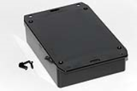 1591GSFLBK (1591 Series Enclosures - Hammond) - Black - 122mm x 94mm x 30mm - ABS Plastic - IP54