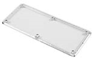 1591HC (1591 Series Polycarbonate Lid - Hammond) - Clear - 165mm x 71mm x 4mm - Polycarbonate - IP54