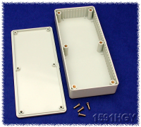 1591HGY (1591 Series Enclosures - Hammond) - Grey - 165mm x 71mm x 25mm - ABS Plastic - IP54