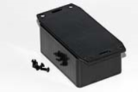 1591LF2SBK (1591 Series Enclosures - Hammond) - Black - 84mm x 56mm x 36mm - ABS Plastic - IP54