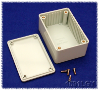 1591LGY (1591 Series Enclosures - Hammond) - Grey - 84mm x 56mm x 36mm - ABS Plastic - IP54