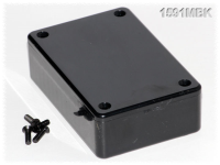 1591MBK (1591 Series Enclosures - Hammond) - Black - 84mm x 56mm x 20mm - ABS Plastic - IP54