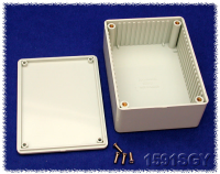 1591SGY (1591 Series Enclosures - Hammond) - Grey - 109mm x 81mm x 41mm - ABS Plastic - IP54