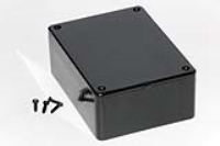 1591SSBK (1591 Series Enclosures - Hammond) - Black - 109mm x 81mm x 41mm - ABS Plastic - IP54