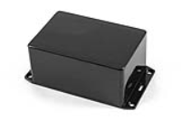 1591TFLBK (1591 Series Enclosures - Hammond) - Black - 119mm x 81mm x 56mm - ABS Plastic - IP54