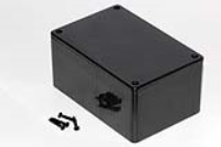 1591TSBK (1591 Series Enclosures - Hammond) - Black - 119mm x 81mm x 56mm - ABS Plastic - IP54