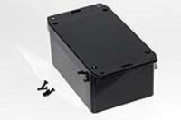 1591TSFLBK (1591 Series Enclosures - Hammond) - Black - 119mm x 81mm x 56mm - ABS Plastic - IP54