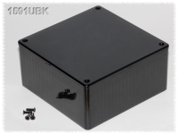 1591UBK (1591 Series Enclosures - Hammond) - Black - 119mm x 119mm x 56mm - ABS Plastic - IP54