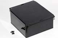 1591UF2BK (1591 Series Enclosures - Hammond) - Black - 119mm x 119mm x 56mm - ABS Plastic - IP54