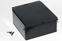 1591UF2SBK (1591 Series Enclosures - Hammond) - Black - 119mm x 119mm x 56mm - ABS Plastic - IP54