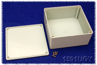 1591UGY (1591 Series Enclosures - Hammond) - Grey - 119mm x 119mm x 56mm - ABS Plastic - IP54