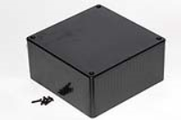 1591USBK (1591 Series Enclosures - Hammond) - Black - 119mm x 119mm x 56mm - ABS Plastic - IP54