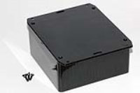 1591USFLBK (1591 Series Enclosures - Hammond) - Black - 119mm x 119mm x 56mm - ABS Plastic - IP54