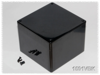 1591VBK (1591 Series Enclosures - Hammond) - Black - 119mm x 119mm x 89mm - ABS Plastic - IP54