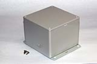 1591VF2SGY (1591 Series Enclosures - Hammond) - Grey - 119mm x 119mm x 89mm - ABS Plastic - IP54