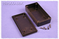 1591XXASBK (1591XX Series Enclosures - Hammond) - Black - 99mm x 51mm x 20mm - ABS Plastic - IP54