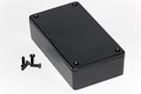 1591XXBBK (1591XX Series Enclosures - Hammond) - Black - 112mm x 64mm x 28mm - ABS Plastic - IP54