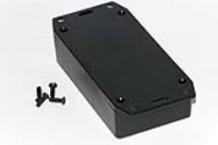 1591XXBFLBK (1591XX Series Enclosures - Hammond) - Black - 112mm x 64mm x 28mm - ABS Plastic - IP54