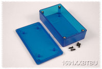 1591XXBTBU (1591XX Series Enclosures - Hammond) - Transparent Blue - 112mm x 64mm x 28mm - ABS Plastic - IP54