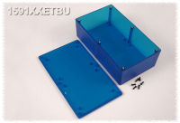 1591XXETBU (1591XX Series Enclosures - Hammond) - Transparent Blue - 193mm x 112mm x 56mm - ABS Plastic - IP54